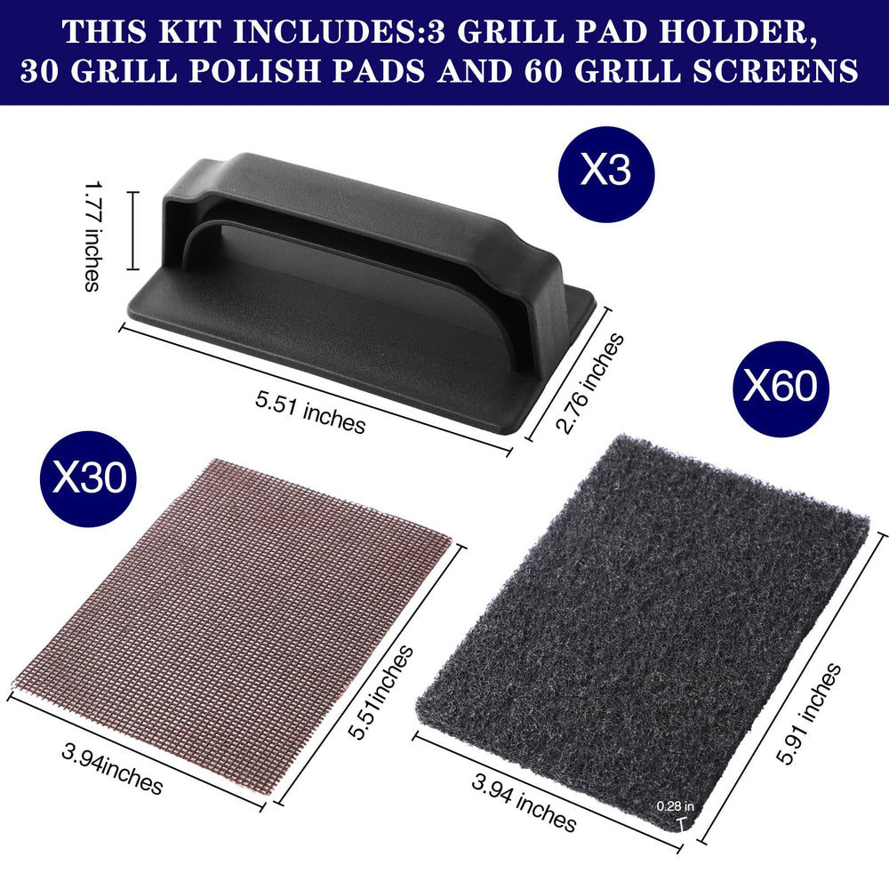 Reallnaive close-up of polish pad texture showing abrasive finish for faster grease removal