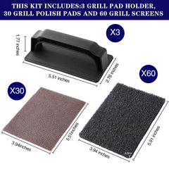 Reallnaive close-up of polish pad texture showing abrasive finish for faster grease removal