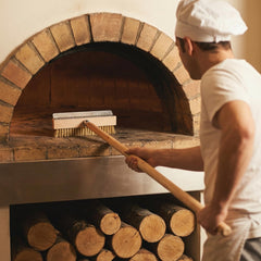 Reallnaive steel scraper detail cutting burned food for faster cleaning