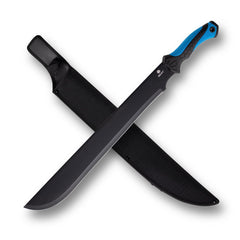 REAT machete front view showing full blade and balanced profile benefit control