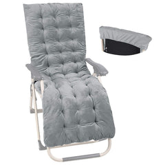 REDCAMP front view of chaise cushion showing roomy surface and comfort