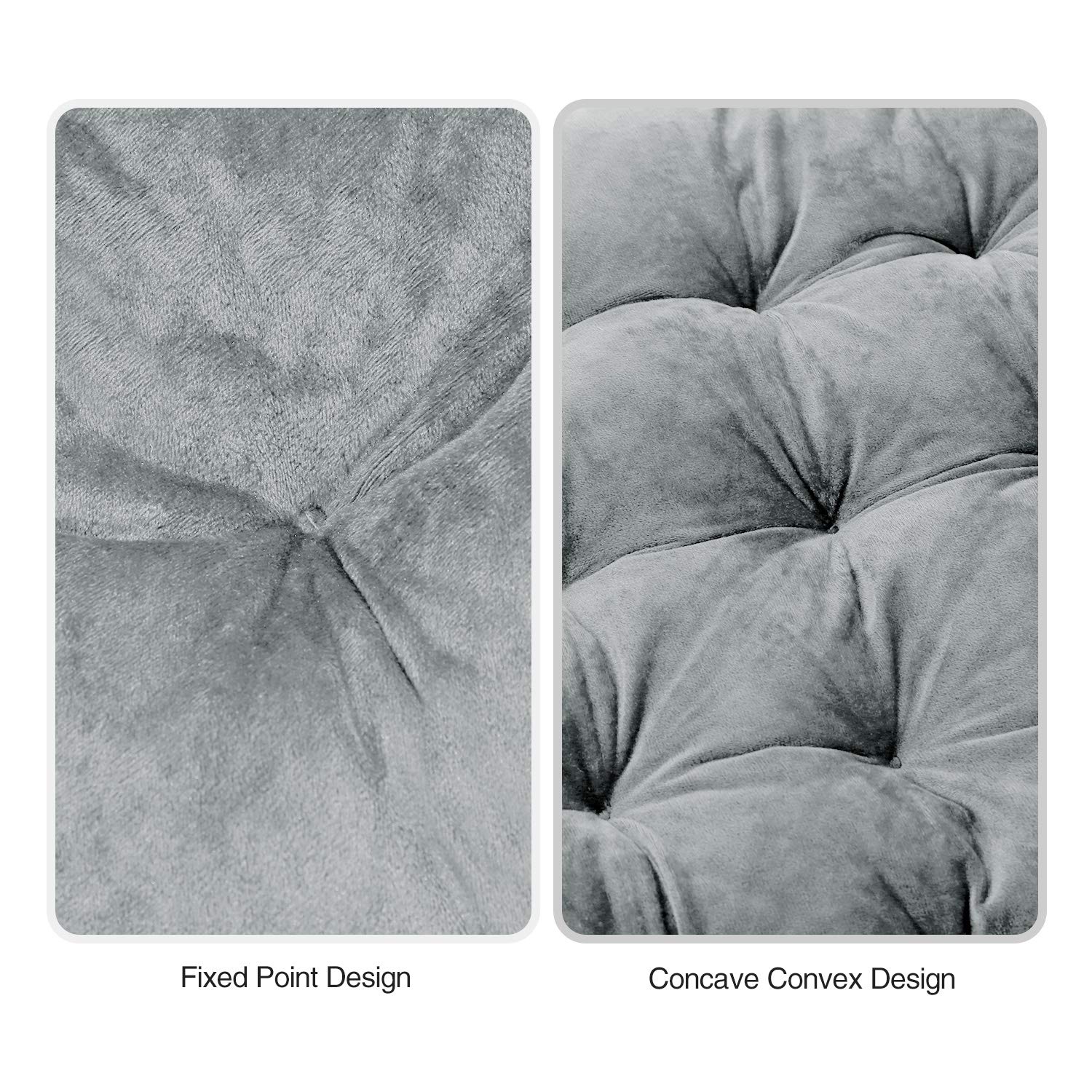 REDCAMP chaise cushion in use on patio lounger for added comfort