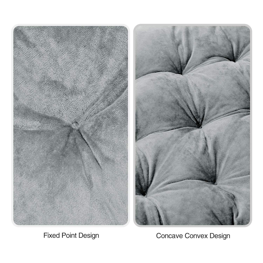 REDCAMP chaise cushion in use on patio lounger for added comfort