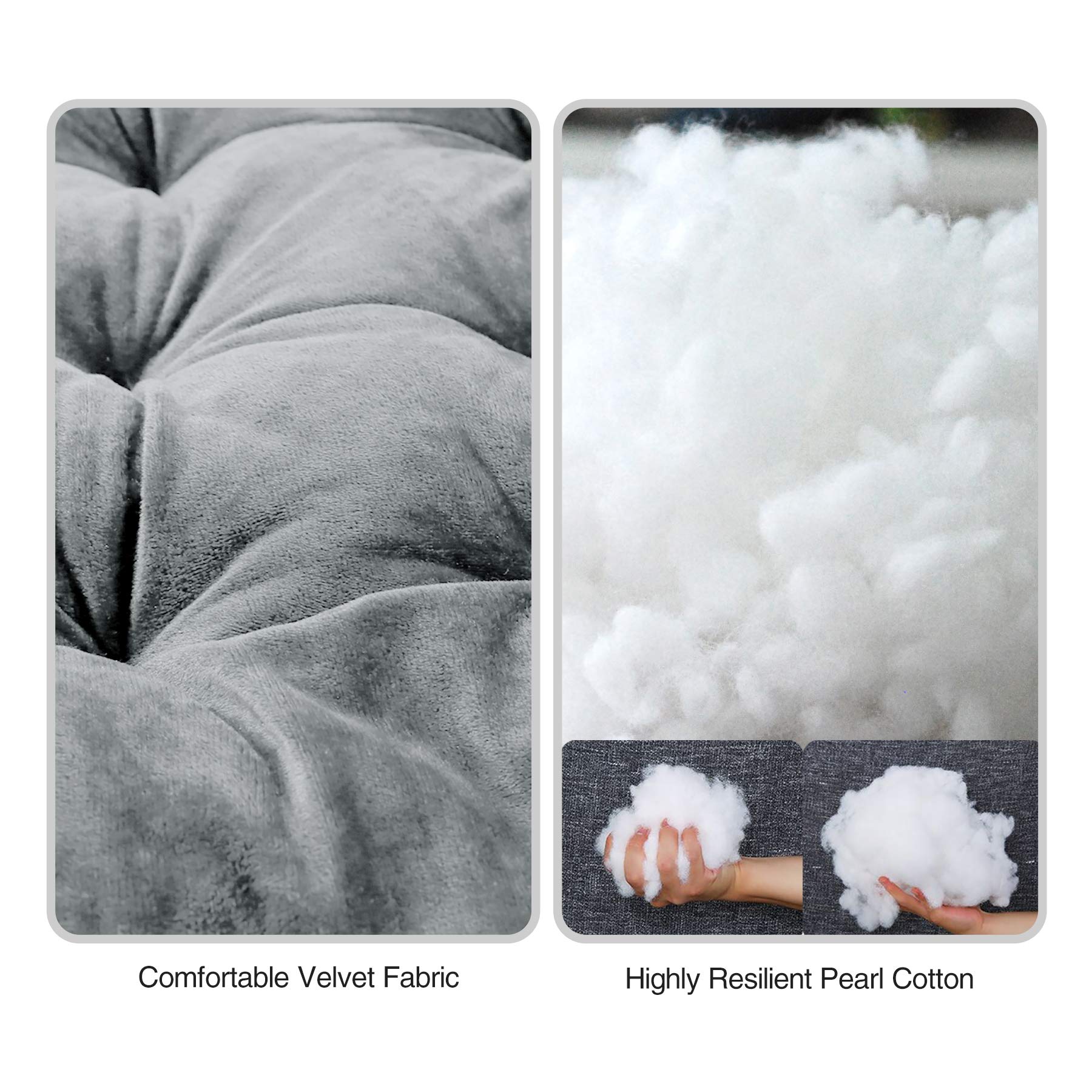 REDCAMP cushion edge profile showing thick resilient padding benefit