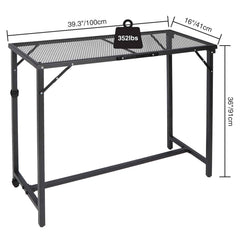 REDCAMP reinforced leg and crossbar detail improving stability and weight support
