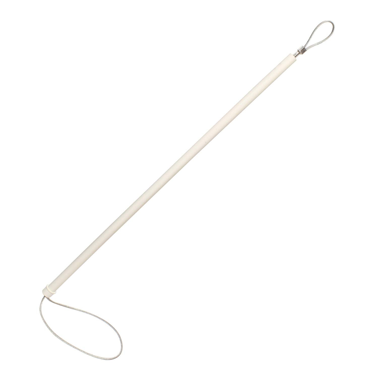 Redneck Convent front view of 4ft catch pole showing full length and noose, improved reach