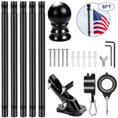REERON assembled pole sections display modular design and easy setup