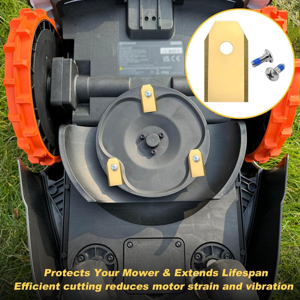 REEYEAR included screws and blades ready for easy seasonal swaps