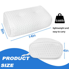 REEZEIVI pillow placed on sauna bench demonstrating neck support and comfort