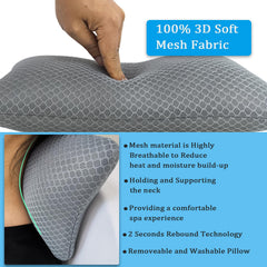 REEZEIVI close-up of 3D mesh texture highlighting breathable comfort