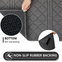 REFETONE close-up of polypropylene fabric texture capturing dirt and moisture