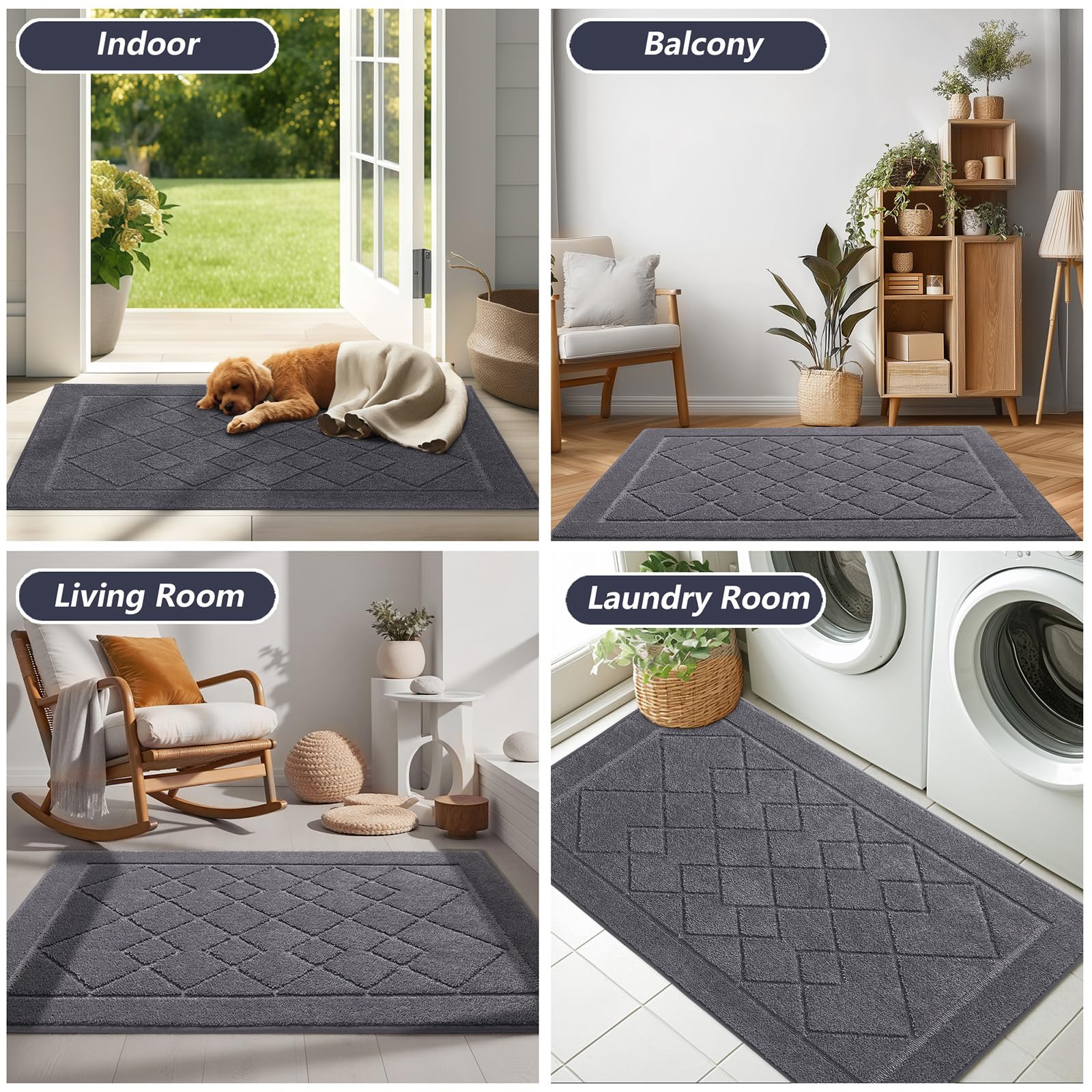 REFETONE pet entrance with paw prints captured, easy cleanup benefit