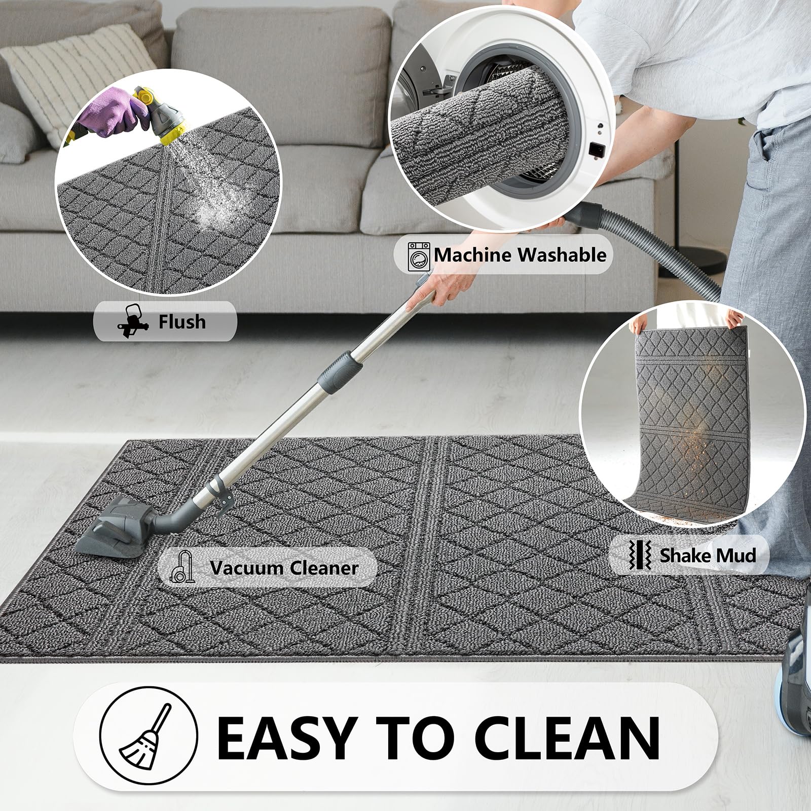 REFETONE next to a shoe showing 24x36 size and low 0.4-inch profile