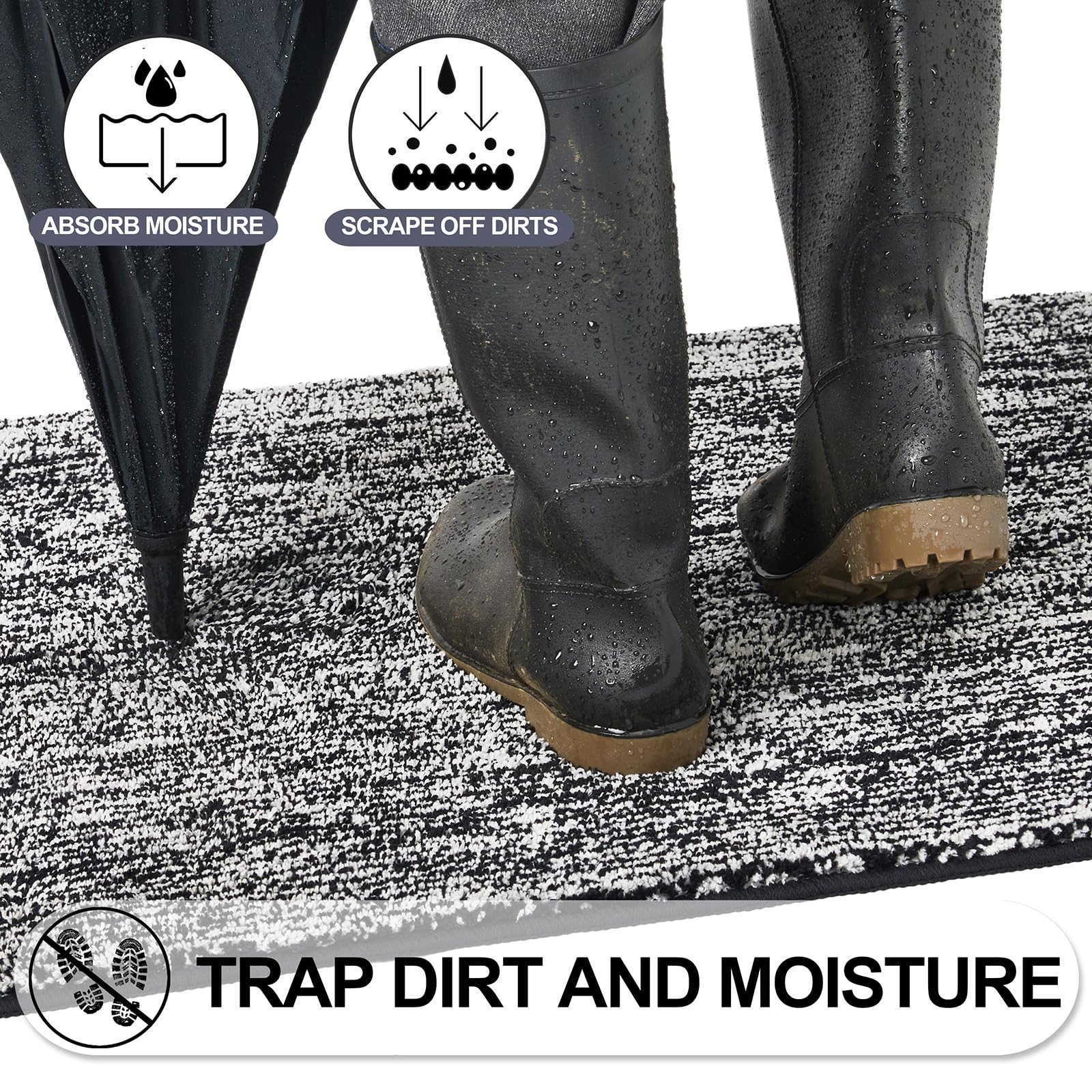 REFETONE microfiber texture close-up capturing dirt and moisture