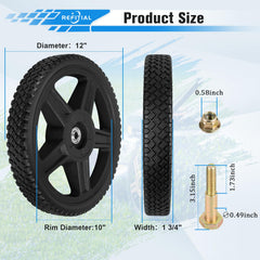 Refitial wheel hub close-up with bearings, smoother quiet rolling benefit