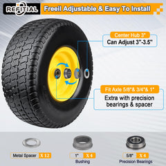 Refitial side profile of wheel and rim highlighting solid construction benefit