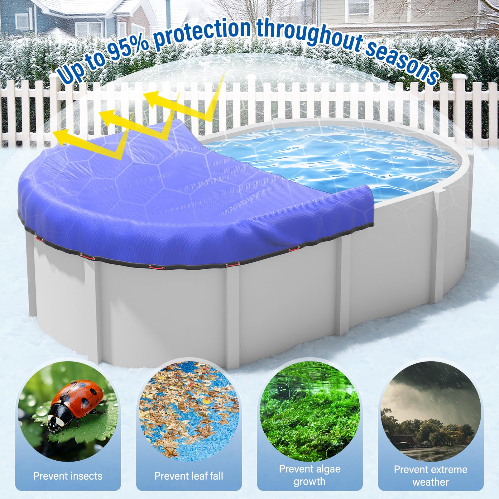 REGMICS black underside view highlighting UV-blocking surface to prevent algae