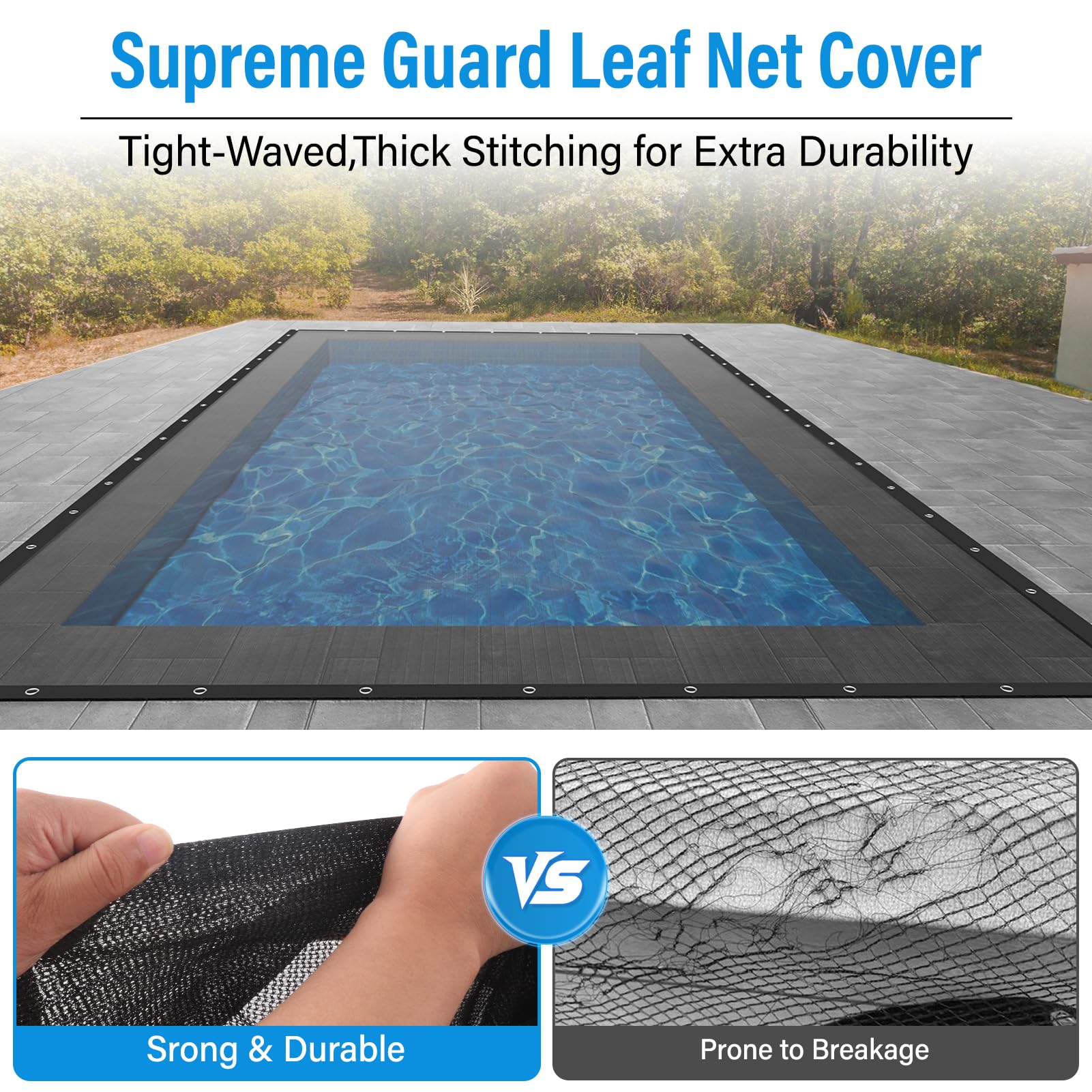 REGMICS installed over an inground pool showing clean water protection benefit