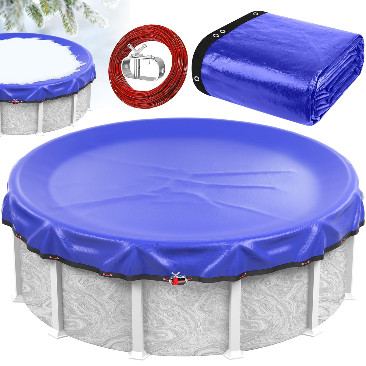 REGMICS front packaging showing cover and included winch, conveys durable protection
