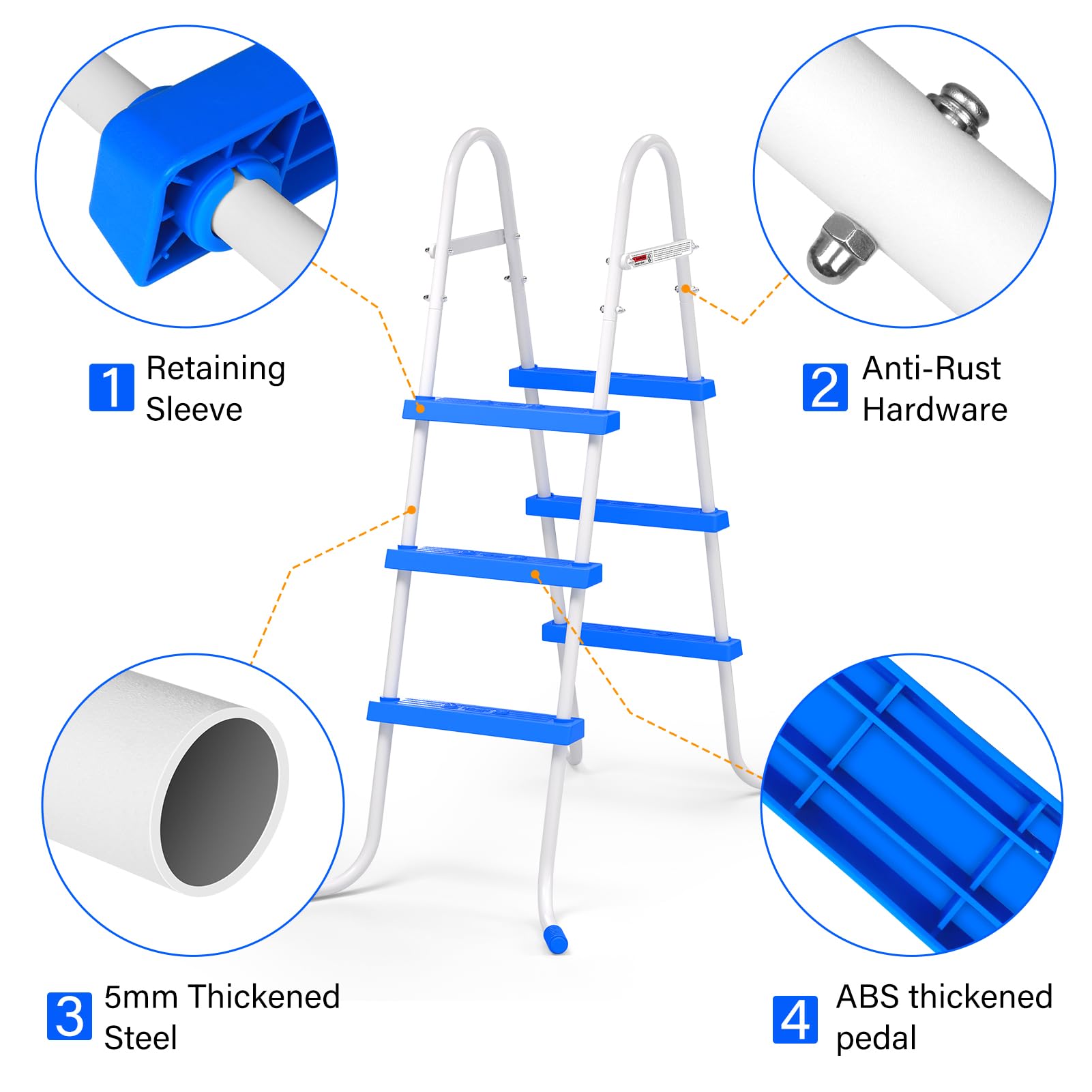 REGMICS rubber feet detail protecting liner and adding non-slip traction