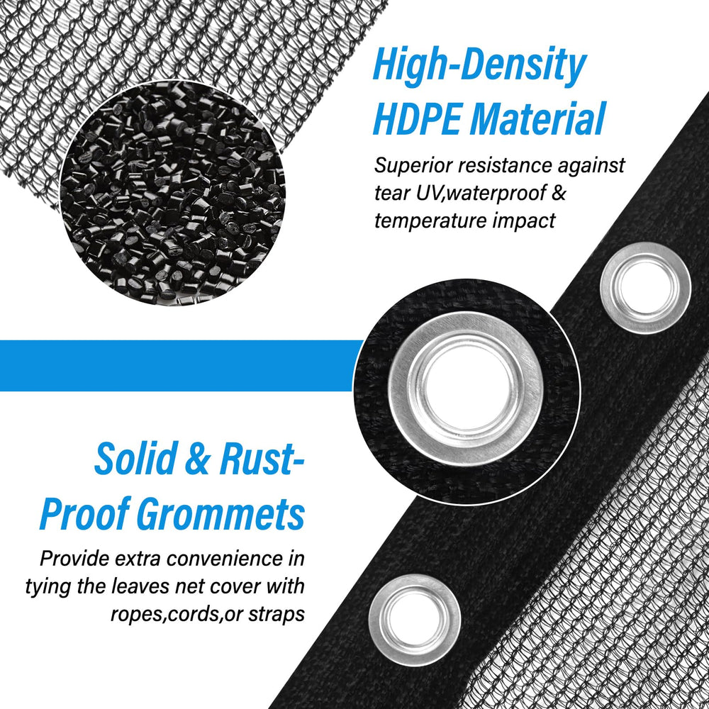 REGMICS fine HDPE mesh texture close-up showing tear resistance and debris capture benefit