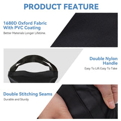 REHOYEE sand bags attached to canopy leg providing stable wind resistance