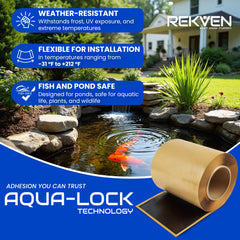 REKVEN application roller in hand ensuring air-free, compacted seam bond