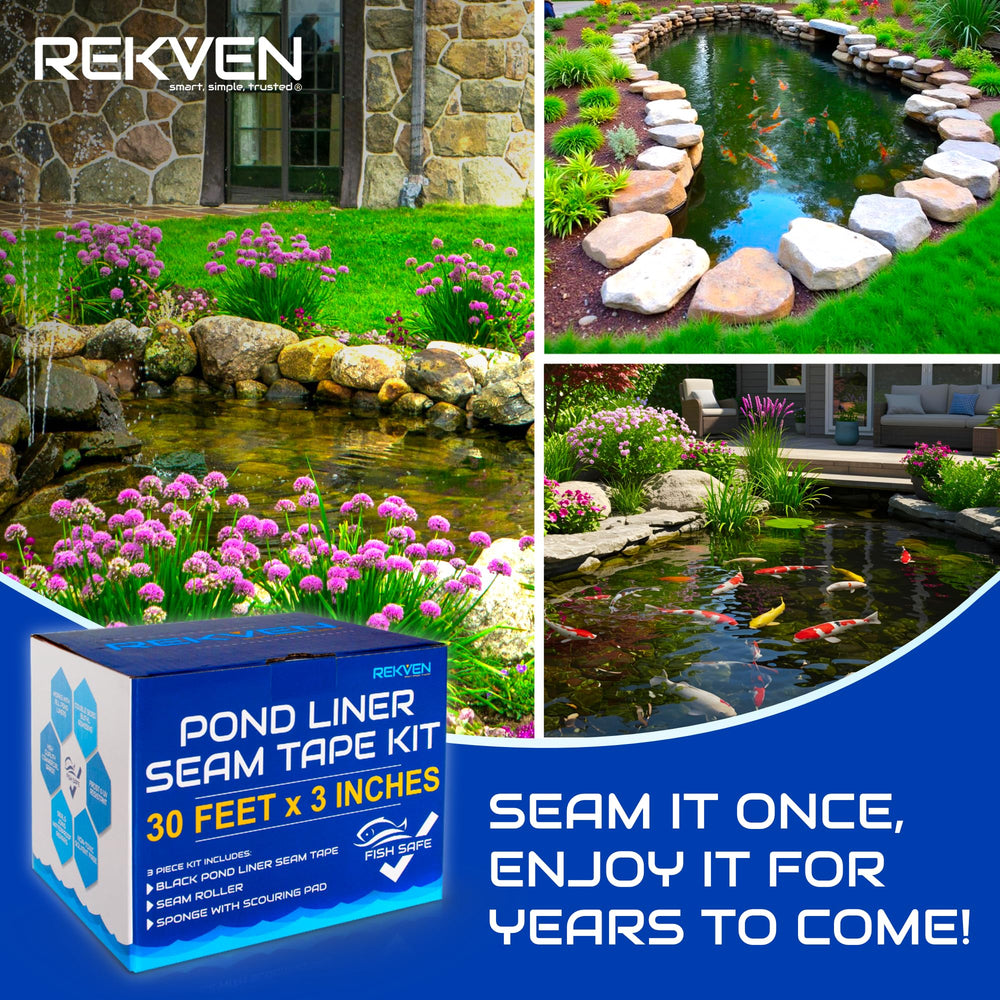 REKVEN installed seam underwater view demonstrating discreet, flexible seal