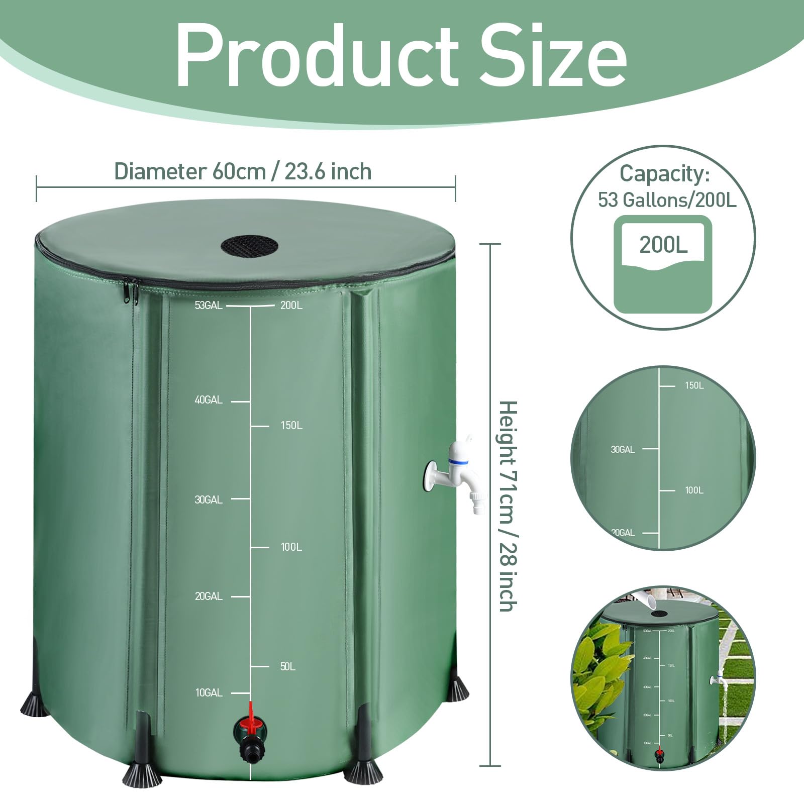 RELEDESA top mesh and zipper preventing debris while improving water quality