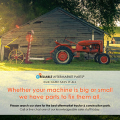 Reliable Aftermarket Parts belt routed on mower deck, demonstrates correct fit and performance