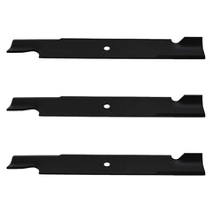 Reliable Aftermarket Parts blade edge close-up showing sharpened cutting lip for cleaner mowing