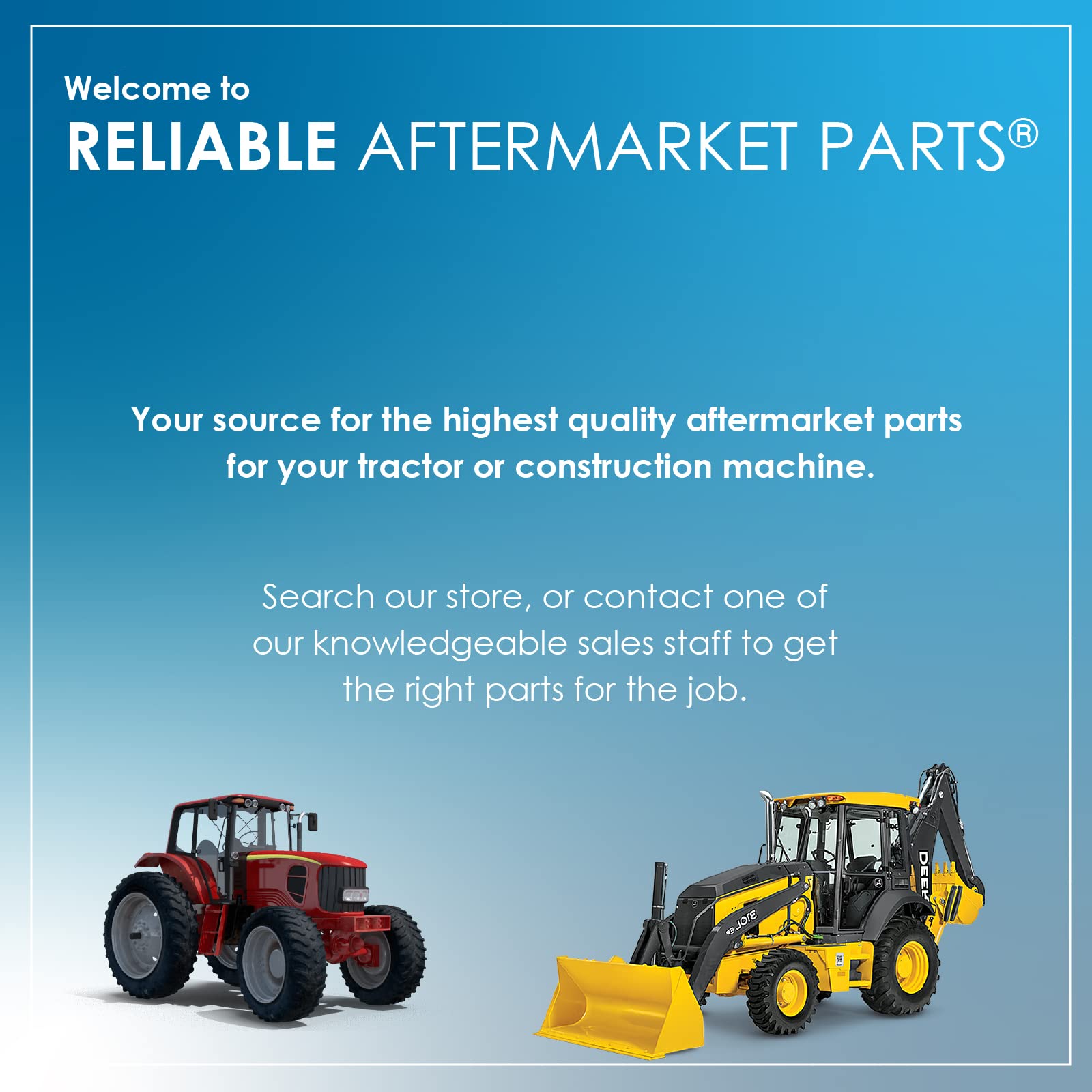 Reliable Aftermarket Parts side view showing high-lift cutting profile for improved clippings discharge