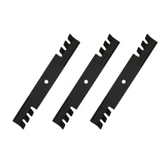 Reliable Aftermarket Parts close-up of blade edge and mounting hole, highlighting sharpness and correct 5/8" hole