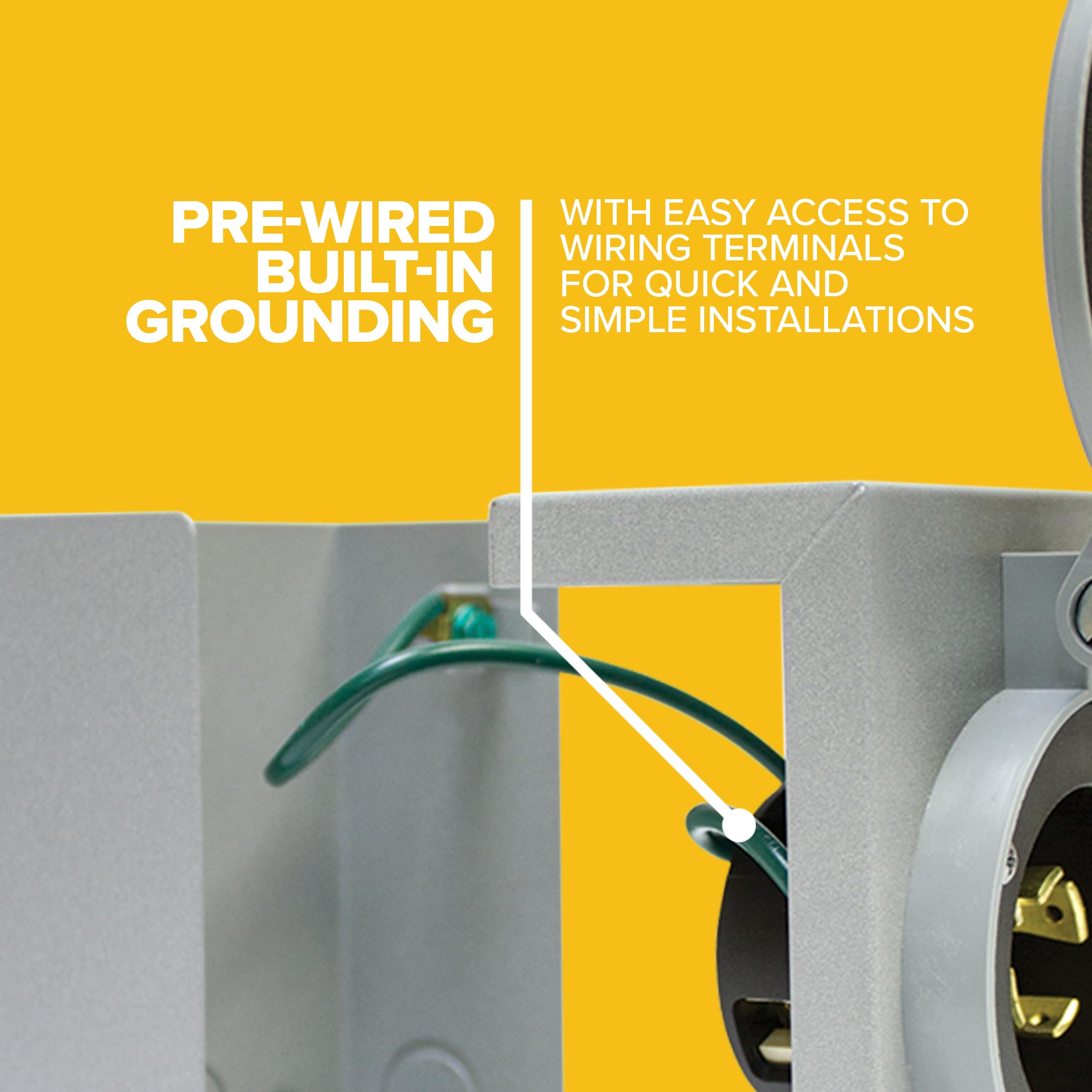 Reliance Controls PB30 knockout holes and conduit entries shown for flexible wiring options and neat routing