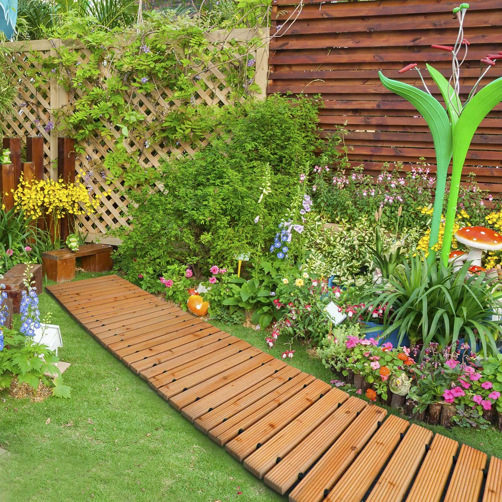 RELIANCER pathway used as wedding aisle creating a decorative route