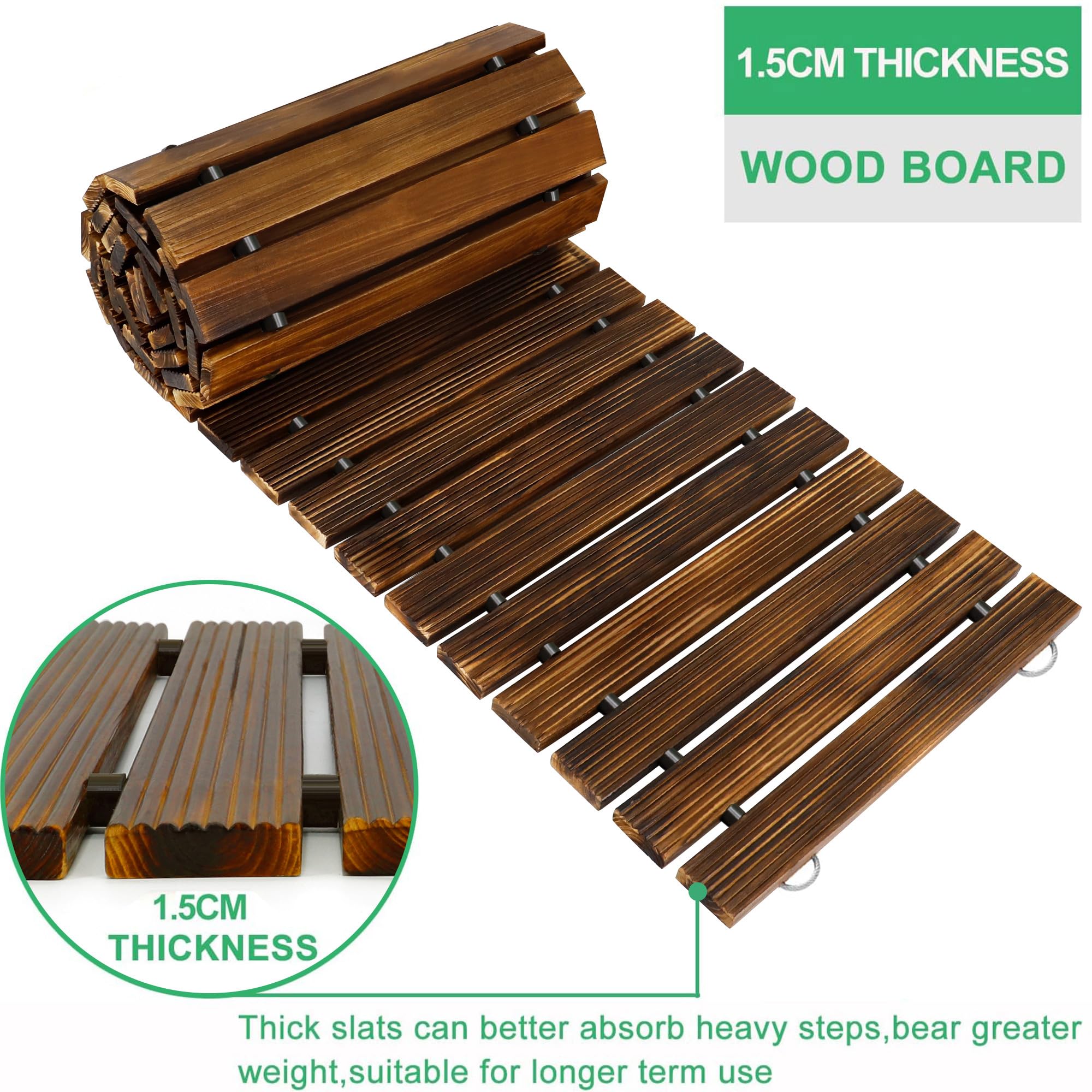 RELIANCER side profile of slats showing thickness and solid construction benefit