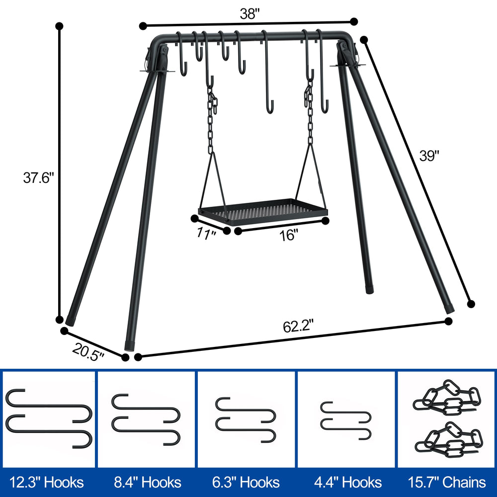 RELIANCER close-up of the swinging tray highlighting even cooking surface durability