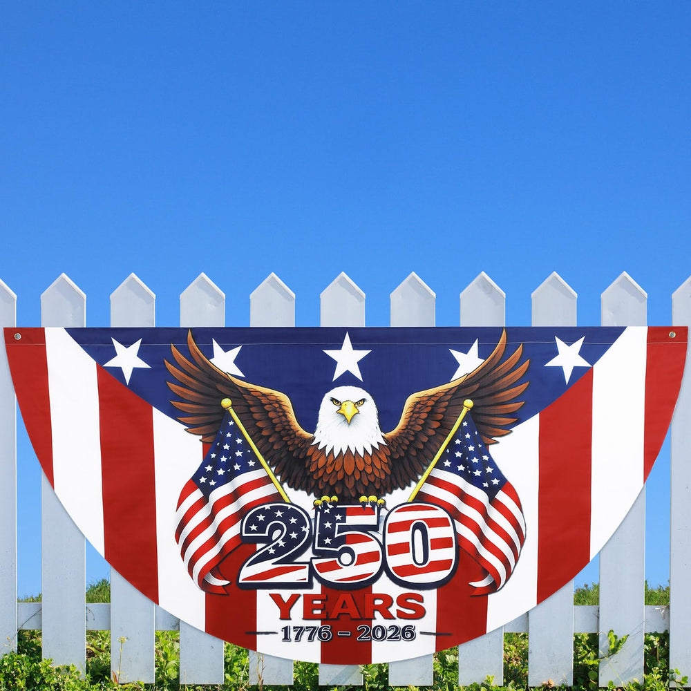 Remagr lifestyle scene of flags at a 4th of July gathering showing festive atmosphere
