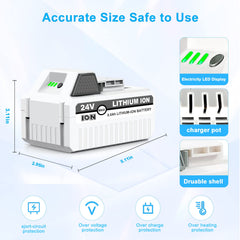 Remate battery held in hand for scale showing compact size and comfortable handling