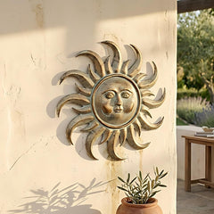 Remenna close-up of sun face detail highlighting craftsmanship and charm