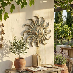 Remenna textured rays closeup showing distressed finish and rustic appeal