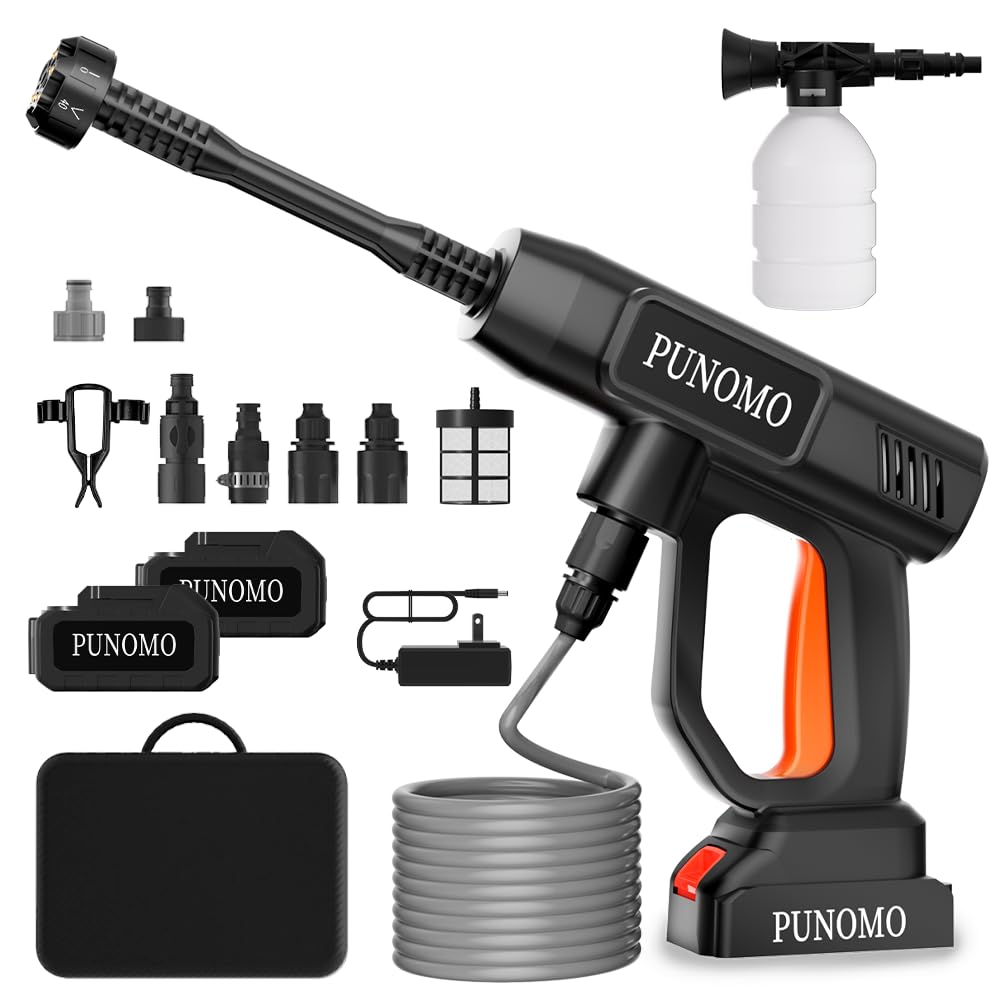 Rendoo washer front view showing compact design and portable benefit
