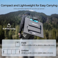 Renogy 200W closeup of N-type cells highlighting improved efficiency performance