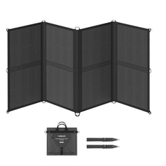 Renogy 200W front folded view showing compact carry and travel convenience