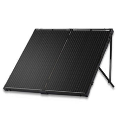 Renogy front view of 200W suitcase panel showing portability and quick setup benefit