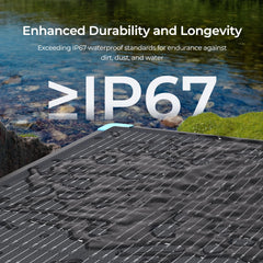 Renogy 300W closeup of N-type 16BB cells highlighting higher efficiency