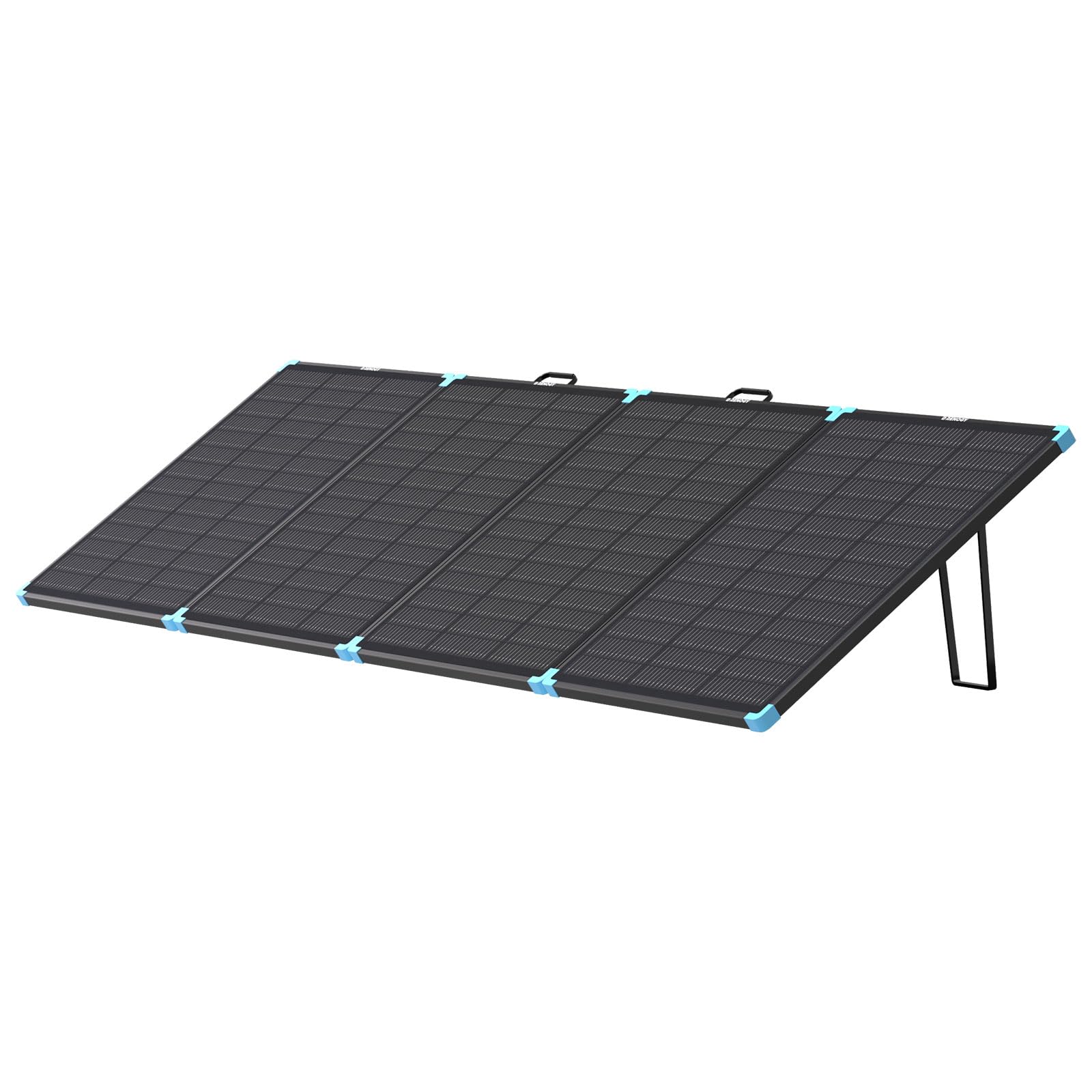 Renogy 300W folded panel carried showing portability and light weight