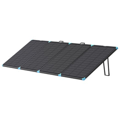 Renogy 300W folded panel carried showing portability and light weight
