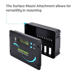 Renogy Adventurer terminal connections demonstrating secure wiring and safety