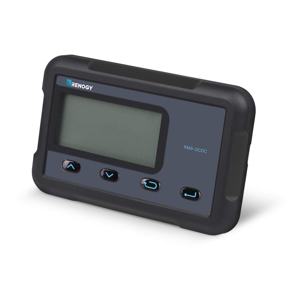Renogy front panel display showing clear charge info and professional fit